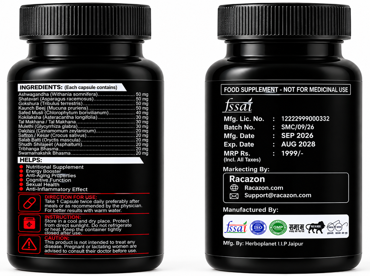 Monster Power || Stamina Tablets with Immunity Boosters (30 Tablets)