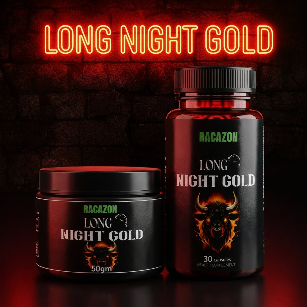 Long Night Gold Table & Cream Combo
