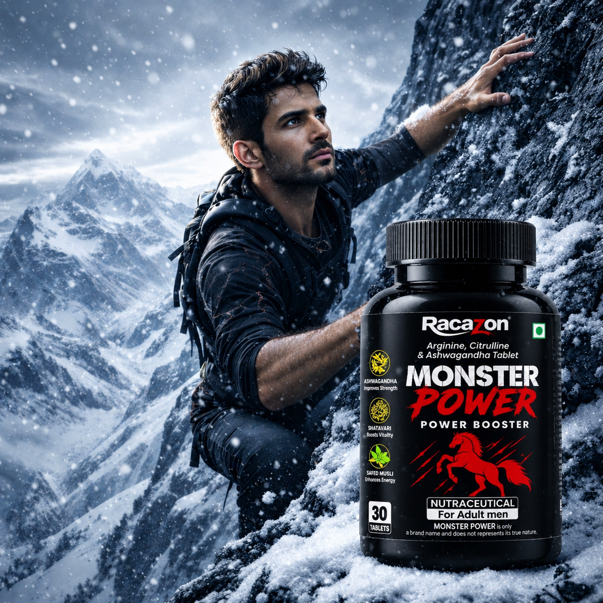 Monster Power || Stamina Tablets with Immunity Boosters (30 Tablets)